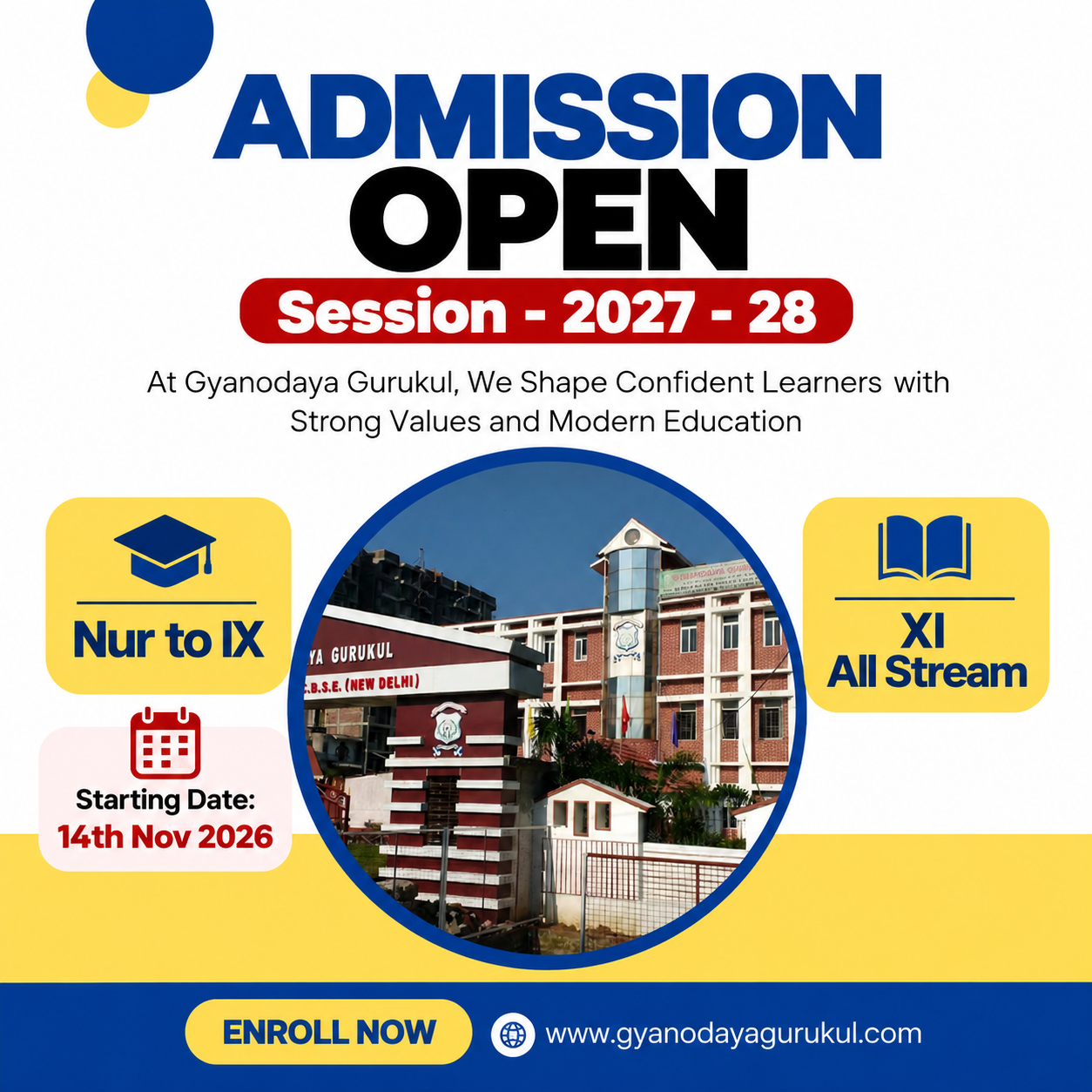 Admission Open